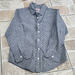 Wrangler Charcoal Shirt with White Pattern